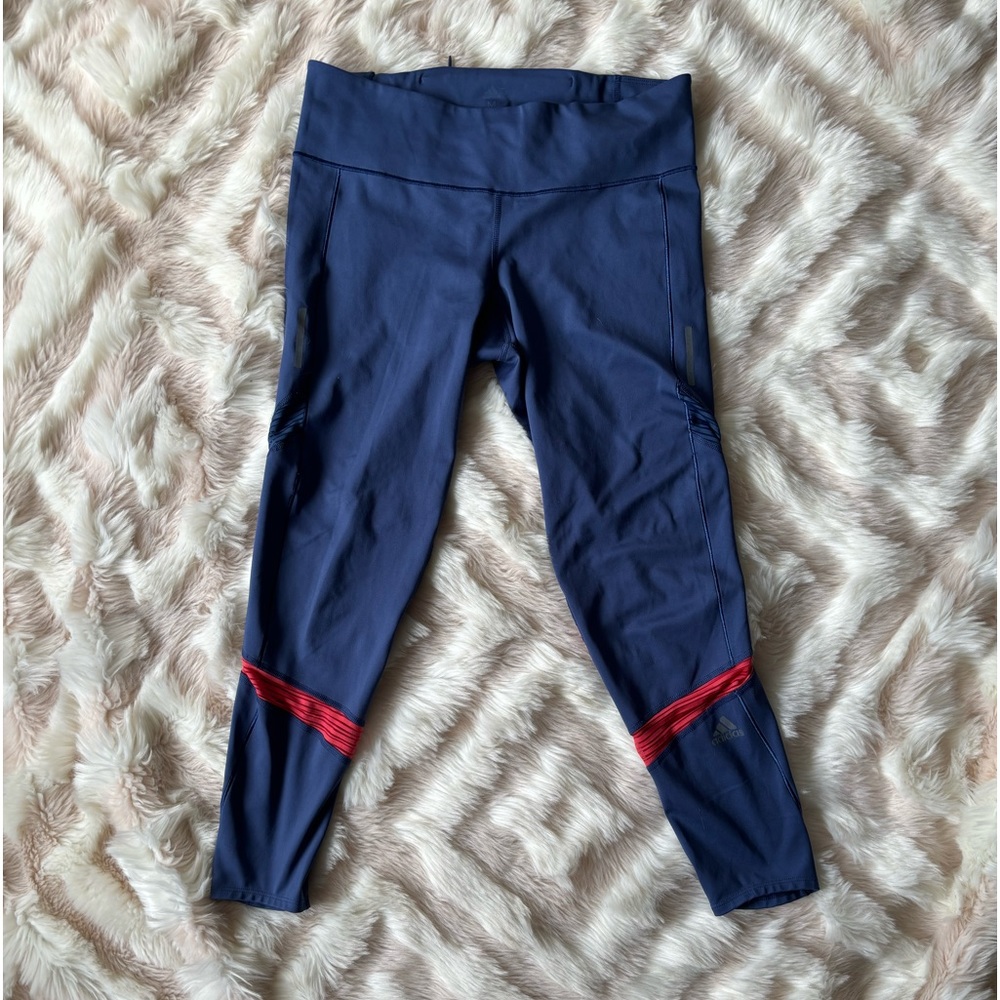 Adidas NWOT Running Aeroready Leggings Back Zipper Pocket